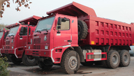 Hauts camions à benne basculante de mine de charbon de la capacité de charge SINOTRUK 70 tonnes avec le GV