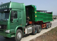 De verseur camion de remorque hydraulique semi 80 tonnes de 25-45CBM pour le transport de cargaison