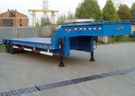 Axes du transport 2 45 tonnes de 13m d'équipement de camion de remorque lourd avec le bas lit