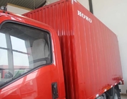 SINOTRUK HOWO 16 tonnes de camions de faible puissance LHD 140HP, Box Van Truck ZZ1167G3815C1