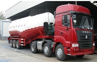 Axe de SINOTRUK 3 48500 litres de ciment de réservoir semi de camion de remorque en vrac capacité de chargement de 50 - 80 tonnes