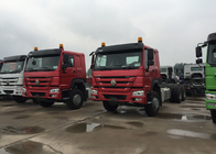 Le camion à benne basculante de Sinotruk Howo d'industrie minière 336HP 6X4 RHD 30 tonnes de blanc/rouge/verdissent