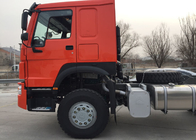 Le camion LHD 6x4 371HP de tracteur de tête de dessin de HOWO choisissent la suspension d'air de cabine de couchette