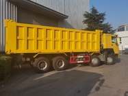Jaune de extraction du × 4 RHD des roues 400Hp 8 de Sinotruk Howo Tipper Dump Truck 12