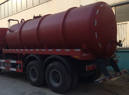camion d'aspiration d'eaux d'égout de 15CBM LHD 336HP, camion de pompage de fosse septique