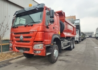 LHD 6×6 10 roues ZZ3257V4357B1R 380 chevaux rouges à toute traction HOWO camion à bascule haute puissance basse consommation de carburant