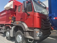 Sinotruk Hohan ((nouveau howo) camion de décharge à bascule N7 8 × 4 12 roues 380hp Lhd ou Rhd avec conteneur de type U de bâche