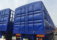 Tri d'axe d'industrie logistique verseur semi, remorque semi basse de lit de cargaison