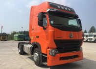Tracteur orange de couleur de Howo de camion fiable de tracteur et basse consommation de carburant de camion