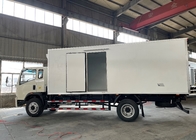 Consommation basse d'énergie 4x2 10 Ton Refrigerated Truck 160HP RHD