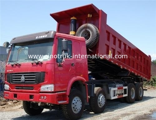 Camion à benne basculante de verseur de SINOTRUK HOWO 371HP 8X4 LHD 31tons 20-30CBM ZZ3317N3867W