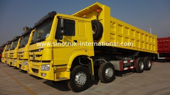Camion à benne basculante de verseur de SINOTRUK HOWO 371HP 8X4 LHD 31tons 20-30CBM ZZ3317N3867W