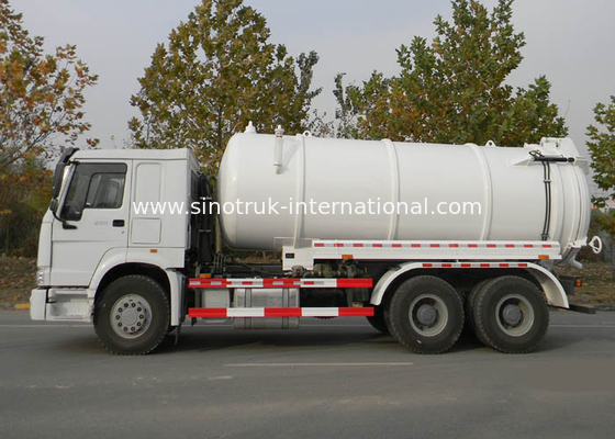 Camion résistant 6X4 Euro2 290HP, OIN d'eaux d'égout de vide de grande capacité
