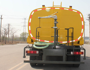 Camion de réservoir d'eau du rendement élevé 25CBM avec la pulvérisation élevée et de bas niveau