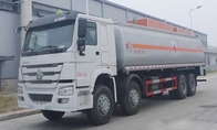 Le camion de réservoir de stockage de pétrole de véhicule de transport d'huile de table, fioul mobile de station service troque 25-30CBM
