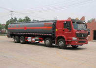 Le camion de réservoir de stockage de pétrole de véhicule de transport d'huile de table, fioul mobile de station service troque 25-30CBM