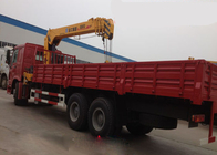 Le camion de SINOTRUK a monté l'équipement de grues 12 tonnes de XCMG pour soulever 6X4 290HP