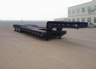 de Bas-lit axes du camion de remorque semi 3 60Tons 15m pour la machine de transport de construction