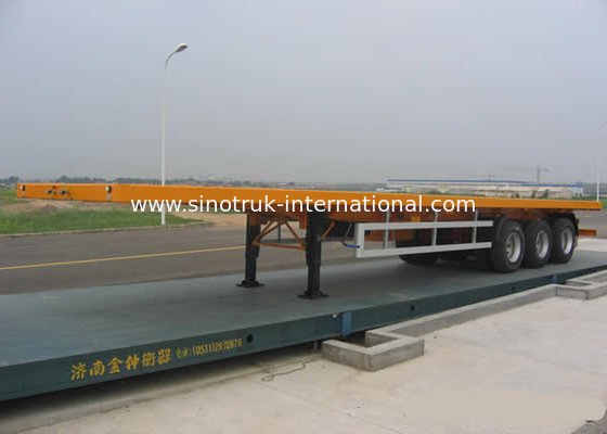 Remorques semi à plat de SINOTRUK 30-60 tonnes