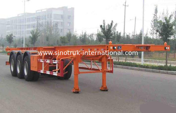 Remorques semi à plat de SINOTRUK 30-60 tonnes