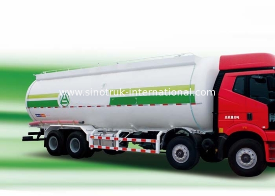 Le véhicule de camionnage en vrac 371HP 12 de camion de réservoir de ciment/de transport en vrac sec roule