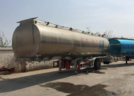 3 axes 50000 litres semi de remorque de camion de réservoir de carburant pour le transport