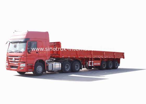 INTERNATIONAL du camion à benne basculante de remorque de mur latéral semi 30-60Tons 13-16m SINOTRUK
