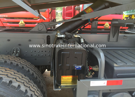 Camion à benne basculante de levage avant de verseur 4×2, 4×4, 6×2, 6×6 conduisant assez fort le moteur