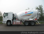 Camion de mélangeur concret d'OIN avec la pompe, équipement de mélange concret industriel mobile