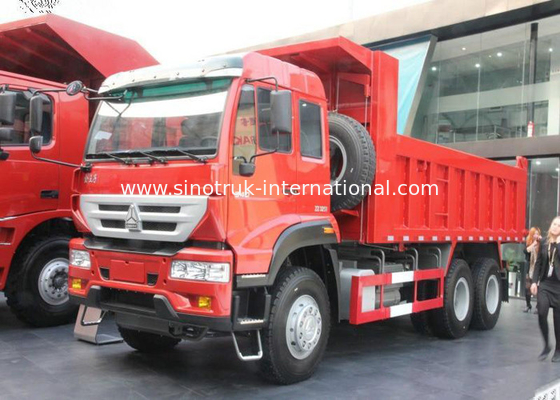 30 - 40 tonnes de 6X4 LHD de verseur de camion à benne basculante avec le cylindre 10-25CBM hydraulique de levage avant