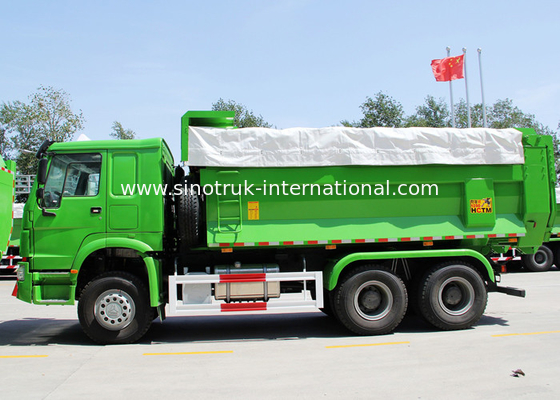 Le camion à benne basculante résistant municipal de verseur SINOTRUK HOWO LHD 336HP 10 roule