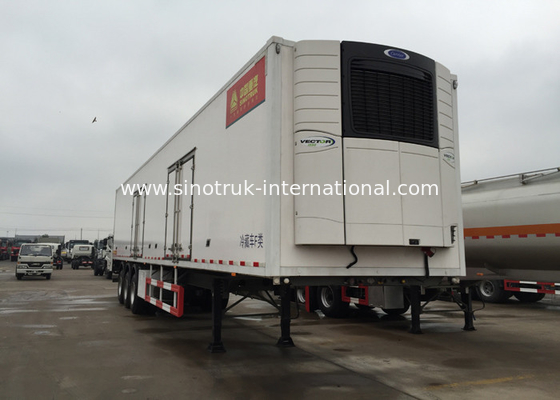 40 pieds de conteneur ont frigorifié semi le camion de remorque 2/3 axes 30 - 60 tonnes 13m