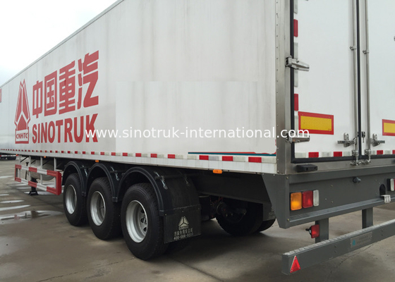 40 pieds de conteneur ont frigorifié semi le camion de remorque 2/3 axes 30 - 60 tonnes 13m