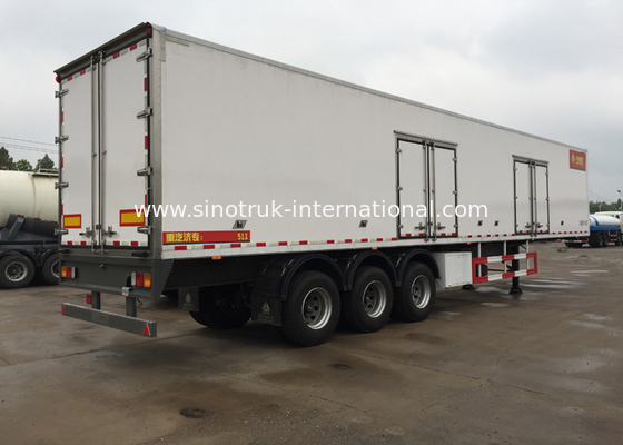 Semi frigorifié camion de remorque 40 pieds tonnes de capacité de chargement de haut de conteneur 30 - 60