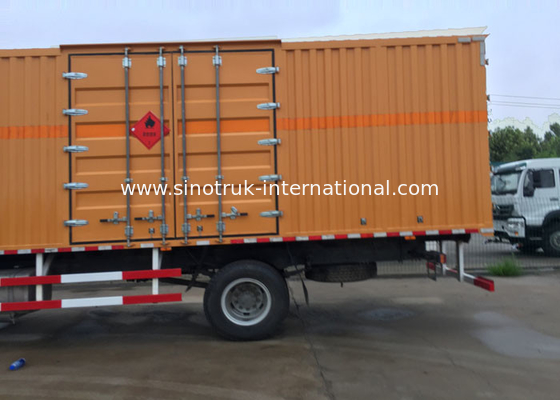 Véhicule de camion de l'euro 2 de Van Cargo Truck SINOTRUK HOWO 4X2 LHD de haute sécurité