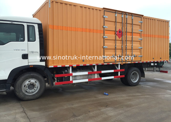 Véhicule de camion de l'euro 2 de Van Cargo Truck SINOTRUK HOWO 4X2 LHD de haute sécurité