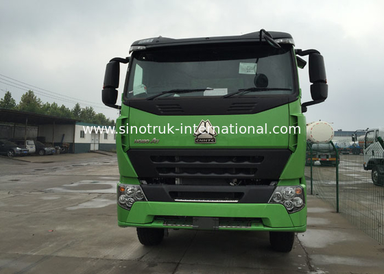 Camion à benne basculante de verseur de vert de citron de 10 roues, bas camion à benne basculante lourd de consommation de carburant
