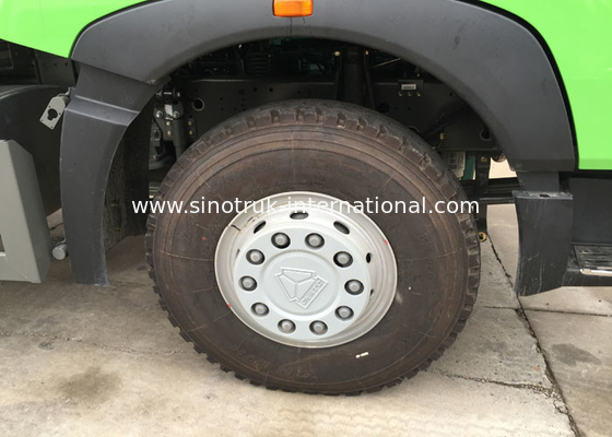 Camion à benne basculante de verseur de vert de citron de 10 roues, bas camion à benne basculante lourd de consommation de carburant