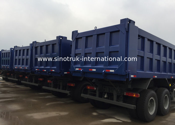 20 6X4 de CBM 30 - 40 système de levage avant du camion à benne basculante de la tonne SINOTRUK LHD 371 HP