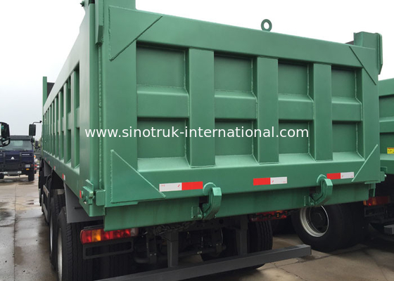20 6X4 de CBM 30 - 40 système de levage avant du camion à benne basculante de la tonne SINOTRUK LHD 371 HP
