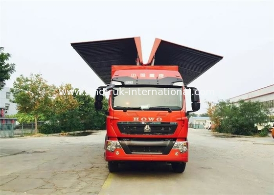 véhicules utilitaires de capacité de chargement de cargaison de 8X4 LHD Wing Van Cargo Truck grands