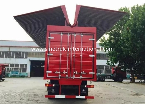 véhicules utilitaires de capacité de chargement de cargaison de 8X4 LHD Wing Van Cargo Truck grands