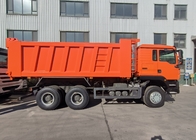 Sinotruk orange Howo 6 x 4 Tipper Dump Truck New 371HP LHD