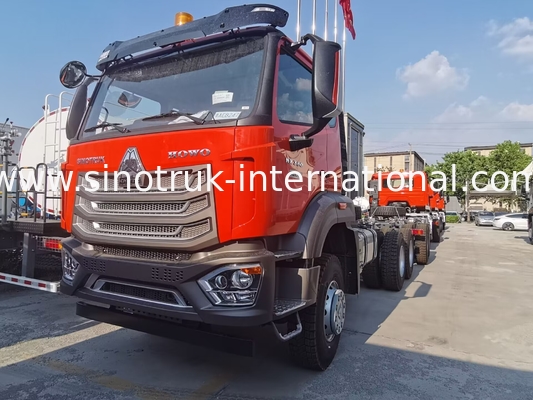 Sinotruk Nouveau camion à décharge à bascule Howo châssis Weichai Moteur 6 × 4 LHD Couleur orange