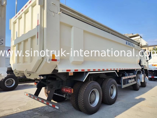 Sinotruk Hohan Nouveau camion de décharge à bascule HOWO N7 6 × 4 10 roues 380 chevaux RHD U Type Tarpaulin automatique