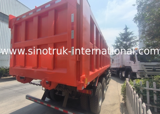 Sinotruk Howo déchargeur à bascule 400hp 8 × 4 Rhd 12 roues grand plateau 7600mm