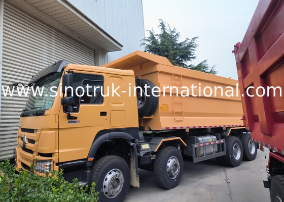 Sinotruk Howo dépoussiéreur à déverrouillage 8 × 4 Lhd 12 roues en forme de U
