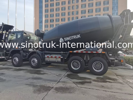 Nouveau HOWO HOHAN SINOTRUK Camion à béton noir 10CBM 380HP 8X4 RHD