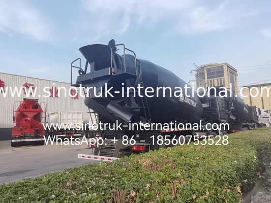 Nouveau HOWO HOHAN SINOTRUK Camion à béton noir 10CBM 380HP 8X4 RHD