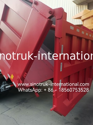 HOWO 12 roues Sinotruk 8X4 camion de décharge 400hp pour l'exploitation minière LHD U type conteneur